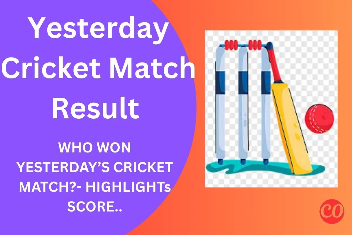 Who Won Yesterday Match