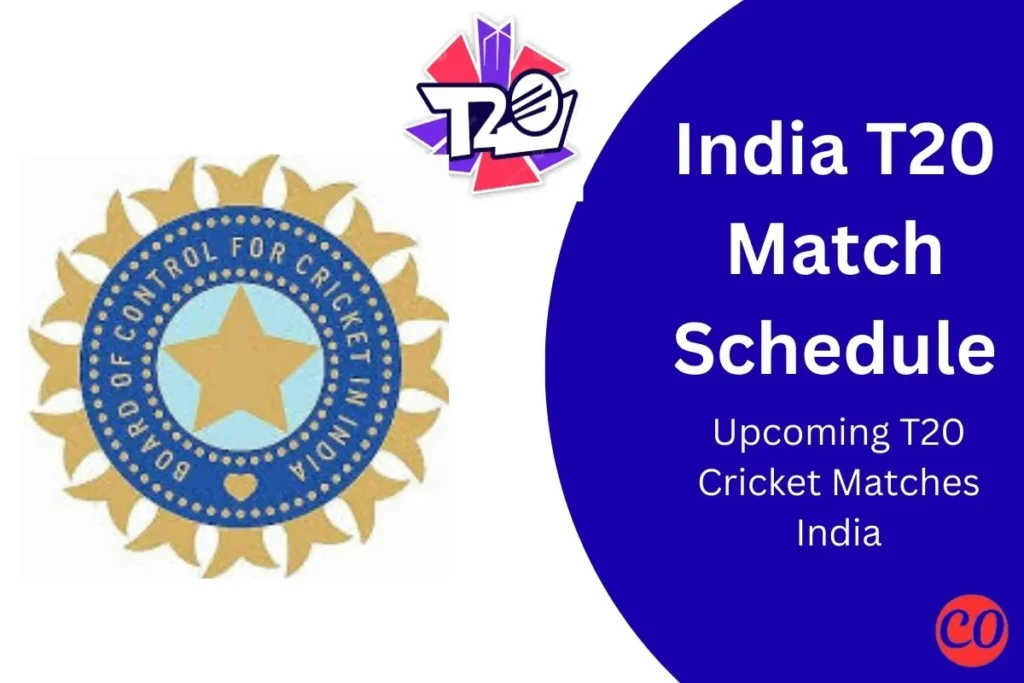 India Matches T20 Schedule 2025 – Full India T20 Match List