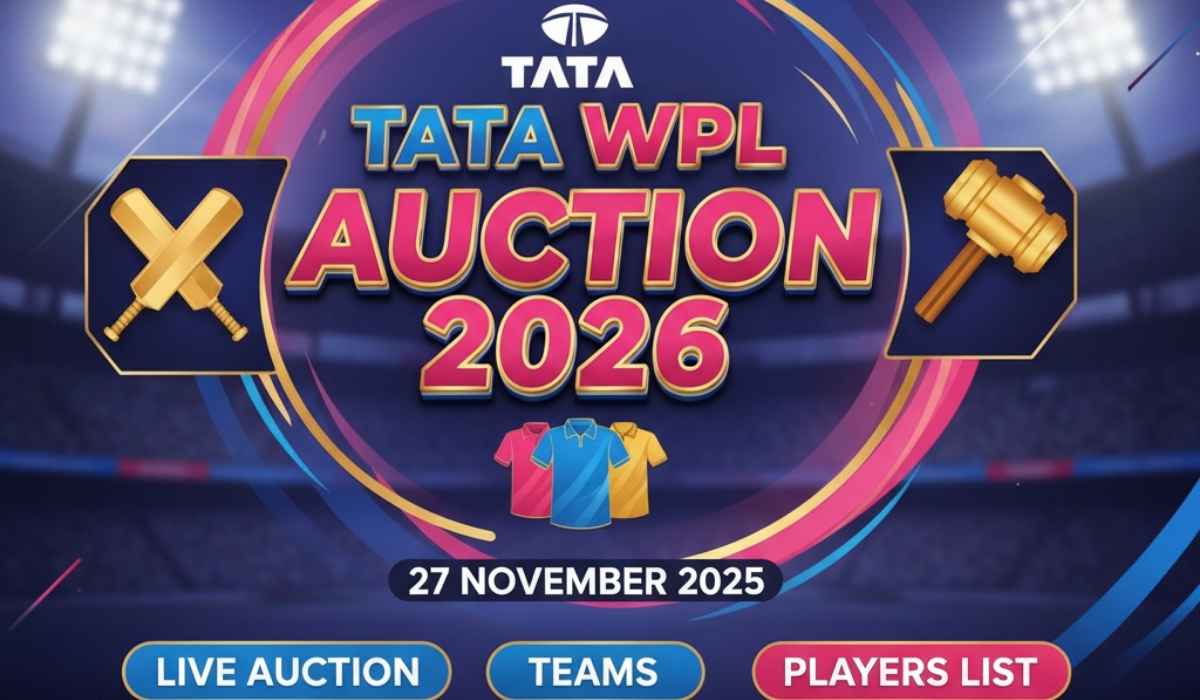 TATA WPL Auction 2026 : Date, Time, Teams, Players List & Live Details