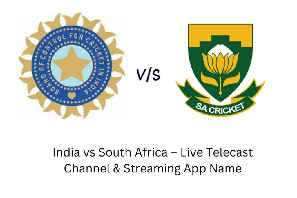 India vs South Africa 2025 – Live Telecast Channel & Streaming App Name